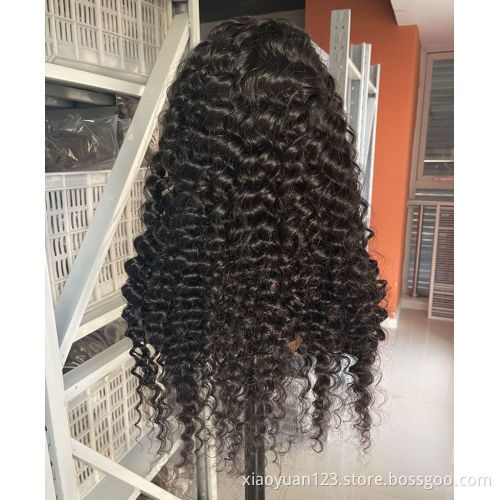 Mayqueen Wholesale silky Straight body wave deep wave natural wave13x4 Lace Frontal brazilian Human Hair Wig